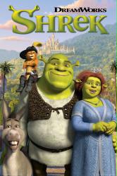 Shrek movie poster (2001 animated film) 24x36