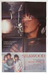 Silkwood movie poster [Meryl Streep, Kurt Russell, Cher] 1983 original 27x41