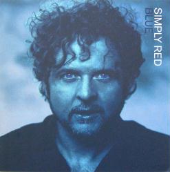 Simply Red poster: Blue vintage promo album flat (1998)