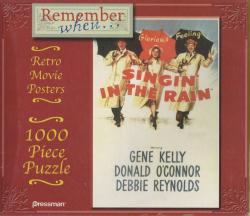 Singin' in the Rain jigsaw puzzle: 1000 piece [Gene Kelly, Debbie Reynolds, Donald O'Connor] 2004