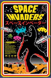 Space Invaders video game poster (24x36) Artwork