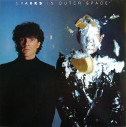 Sparks poster: In Outer Space vintage promo album flat (1983)