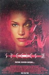 Species II movie poster (1998) [Natasha Henstridge] 13.5" X 19.5"
