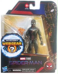 Spider-Man: Spider-Man Black and Gold Suit 5.5-inch action figure (Hasbro/2021) Mystery Web Gear