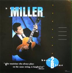 Steve Miller poster: Born 2 B Blue vintage promo album flat (1988)