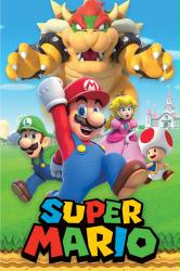 Super Mario poster: Character Montage (24x36) Nintendo
