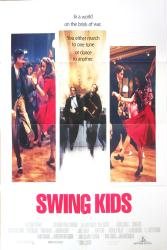 Swing Kids movie poster [Christian Bale, Robert Sean Leonard] 1993 original 27x40 folded