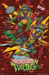 Teenage Mutant Ninja Turtles poster: Tales - Brick Wall (24x36) TMNT