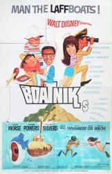 The Boatniks movie poster [Robert Morse. Stefanie Powers] Disney 1970 Style B original 27x41