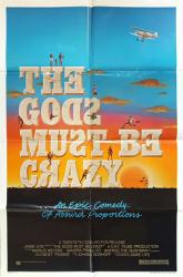 The Gods Must Be Crazy movie poster (1984) 27x41 original