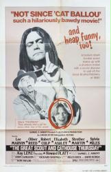 The Great Scout and Cathouse Thursday movie poster [Lee Marvin, Oliver Reed, Kay Lenz] 1976 original 27x41