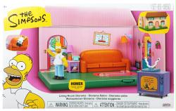 The Simpsons: Living Room Diorama with Homer figure (Jakks Pacific/2024)