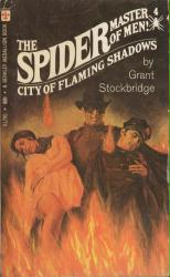 The Spider 4: City of Flaming Shadows by Grant Stockbridge vintage paperback book (1970 Berkley)