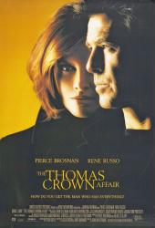 The Thomas Crown Affair movie poster [Pierce Brosnan, Rene Russo] 1999 original 27x40