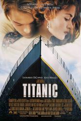 Titanic movie poster [Leonardo DiCaprio, Kate Winslet] 1997 original 27x40