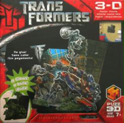 Transformers 3-D jigsaw puzzle (Hasbro/2007) 39-piece poster puzzle